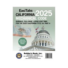 EasiTabs: 2025 California Mechanical Code Title 24, Part 4