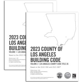 2023 County of Los Angeles Building Code (2 Volumes) - Amendments only