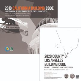 2020 County of Los Angeles Building Code (2 Volumes) Complete Code