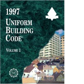 1997 Uniform Building Code Volume I cover image