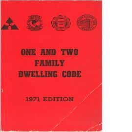 1971 CABO 1 & 2 Family Dwelling Code cover image