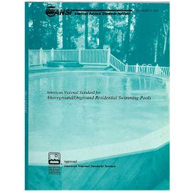 ANSI/NSPI-4 1999 Standard for Aboveground/Onground Residential Swimming Pools cover image