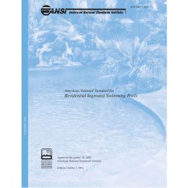 ANSI/NSPI-5 2003 Standard for Residential Inground Swimming Pools cover image