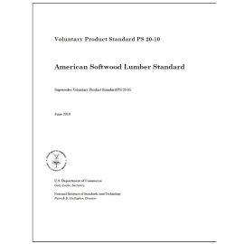 PS-2-10 - Performance Standard for Wood-Based Structural-Use Panels (Download)