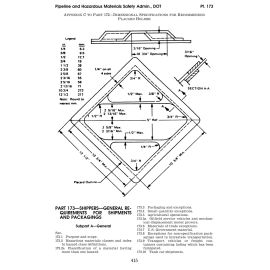 49 CFR Parts 173, 137 (2005) - Shippers-General Req for Shipments and Packaging (Download)