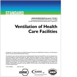 ANSI/ASHRAE/ASHE 170-2013 Ventilation of Healthcare Facilities cover image