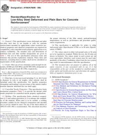 ASTM A706/A706M—09b Standard Specification for Low-alloy Steel Deformed and Plain Bars for Concrete Reinforcement image